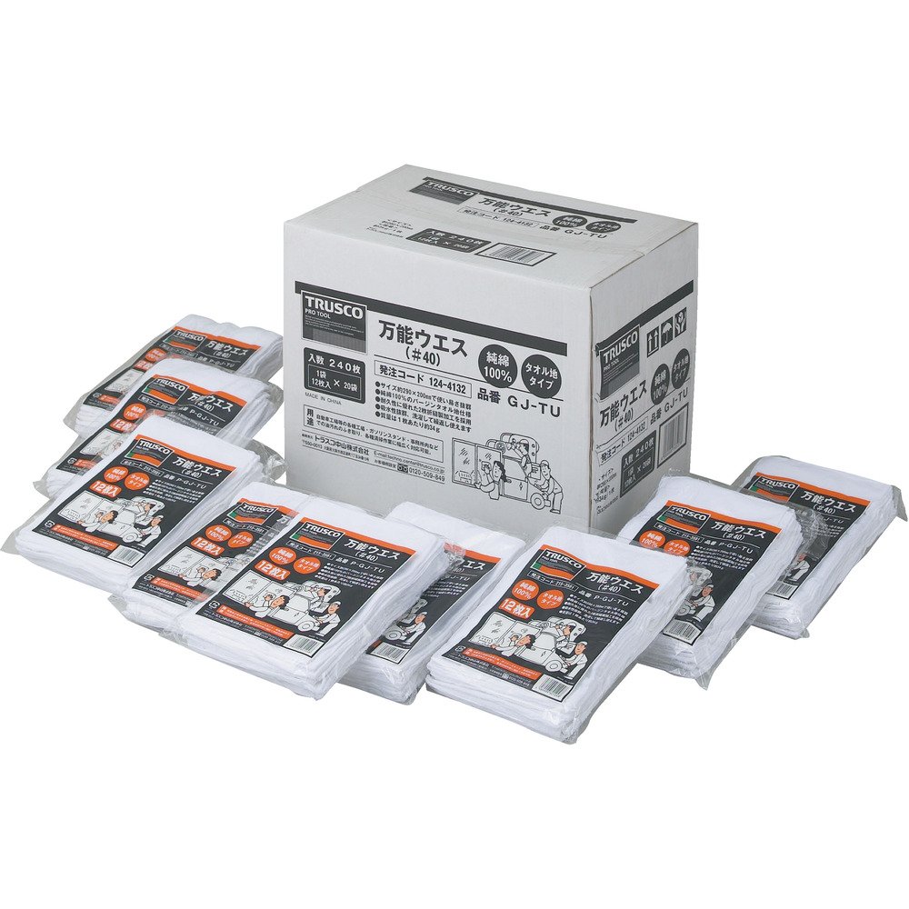 Amazon.co.jp: TRUSCO(トラスコ) 万能ウエス タオル地タイプ (240枚入